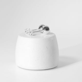 Brinco Prata Bolinha Médio