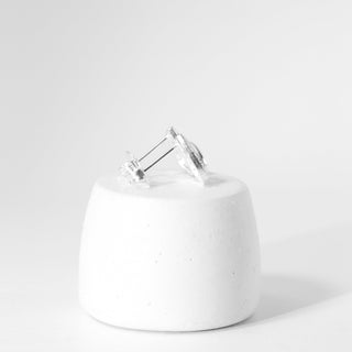 Brinco Prata Gota Zircônia