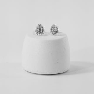 Brinco Prata Gota Zircônia