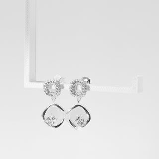 Brinco Prata Zirconia