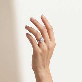 Anel Solitaire Prata