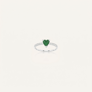 Anel Nuance Prata — Verde