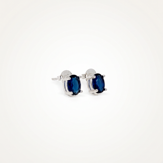 Brinco Oval Coloré Prata