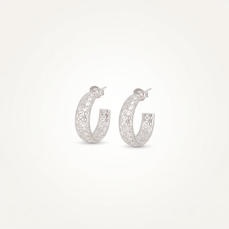Argola Glam Prata
