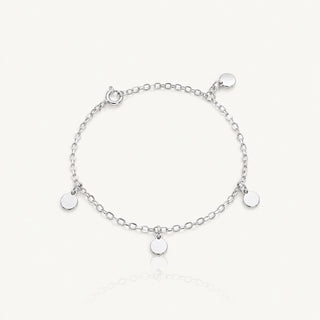 Pulseira Medalhas Charm Prata — foto da peça