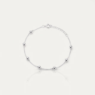 Pulseira Esferas Mini Prata — foto da peça