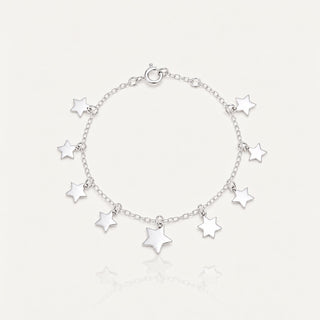 Pulseira Estrelas Astral Prata — foto da peça