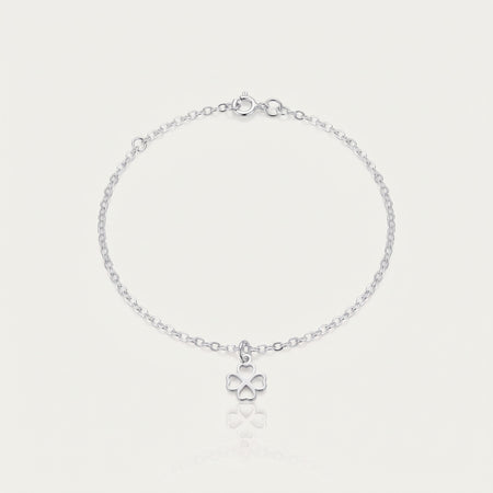 Pulseira Trevo Encanto Prata