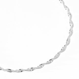 Corrente Prata Singapura 40Cm