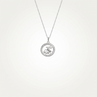 Pingente São Jorge em prata 925; corrente não inclusa