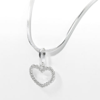 Pingente Prata Coração Zircônia