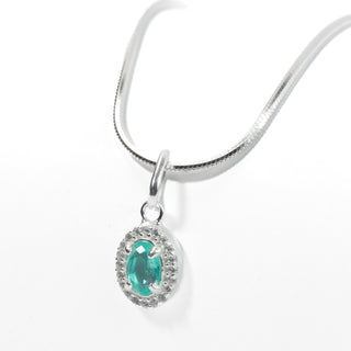 Pingente Prata Zircônia