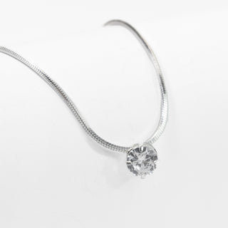 Pingente Prata Zircônia