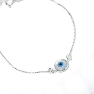 Pulseira Prata Olho Grego