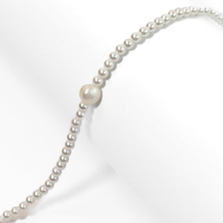 Pulseira Prata Pérola Barroca