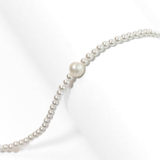 Pulseira Prata Pérola Barroca