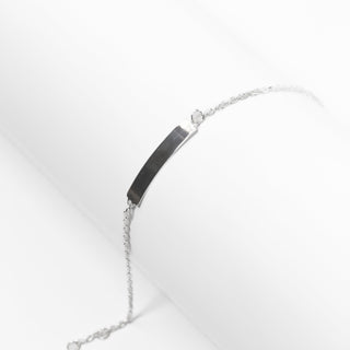 Pulseira Prata Placa