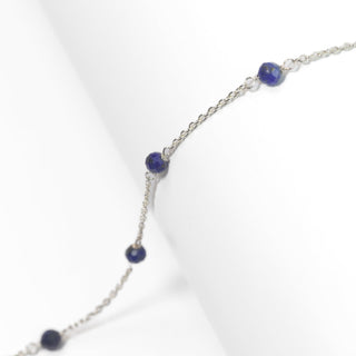 Pulseira Prata Safira