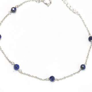 Pulseira Prata Safira