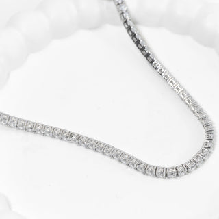 Pulseira Riviera Prata Zircônia